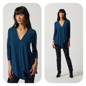SOLD   Joseph Ribkoff Nightfall Asymmetric Tunic Top